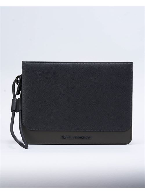 Pouch in regenerated saffiano and recycled nylons ASV Emporio Armani EMPORIO ARMANI |  | Y4R614YQ75I81973